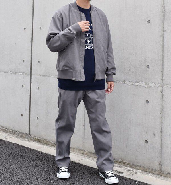 SHIPS any「SHIPS any: SOLOTEX(R) ウーリック ショート ジップ ブルゾン （セットアップ対応）◇」|ブルゾン・スタジャン|