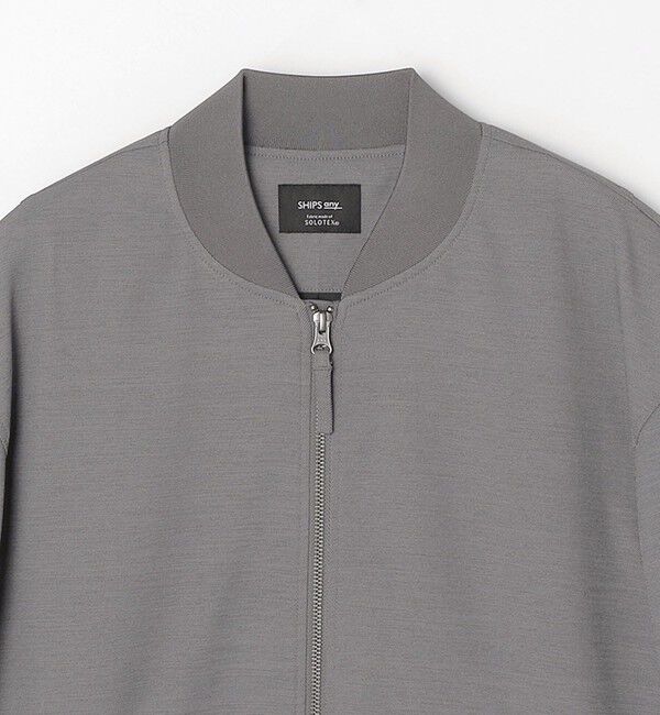 SHIPS any「SHIPS any: SOLOTEX(R) ウーリック ショート ジップ ブルゾン （セットアップ対応）◇」|ブルゾン・スタジャン|