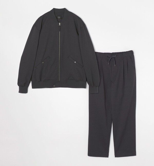 SHIPS any「SHIPS any: SOLOTEX(R) ウーリック ショート ジップ ブルゾン （セットアップ対応）◇」|ブルゾン・スタジャン|