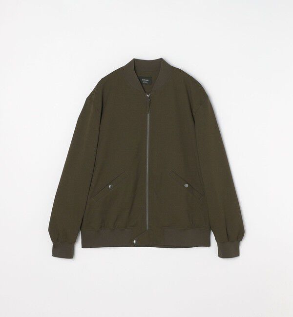 SHIPS any「SHIPS any: SOLOTEX(R) ウーリック ショート ジップ ブルゾン （セットアップ対応）◇」|ブルゾン・スタジャン|