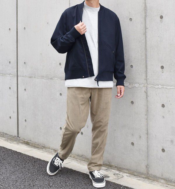 SHIPS any「SHIPS any: SOLOTEX(R) ウーリック ショート ジップ ブルゾン （セットアップ対応）◇」|ブルゾン・スタジャン|