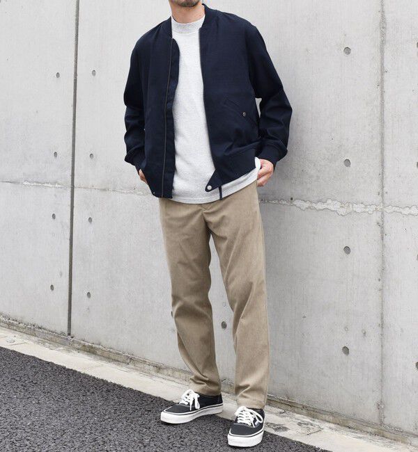 SHIPS any「SHIPS any: SOLOTEX(R) ウーリック ショート ジップ ブルゾン （セットアップ対応）◇」|ブルゾン・スタジャン|