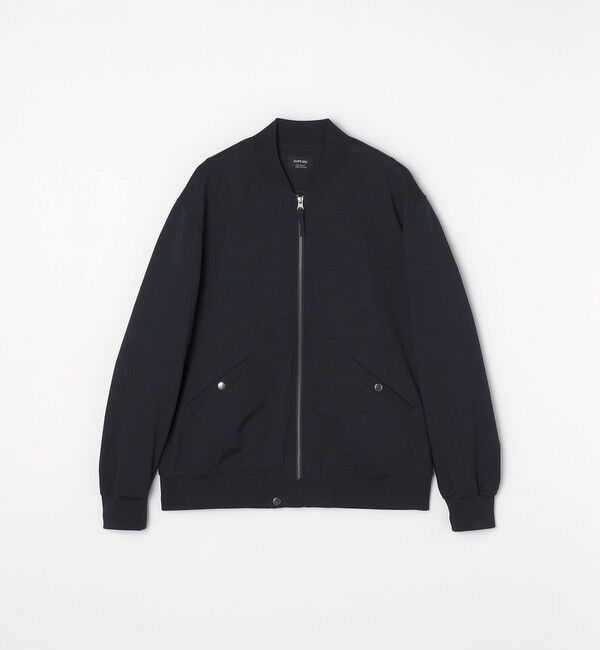 SHIPS any「SHIPS any: SOLOTEX(R) ウーリック ショート ジップ ブルゾン （セットアップ対応）◇」|ブルゾン・スタジャン|