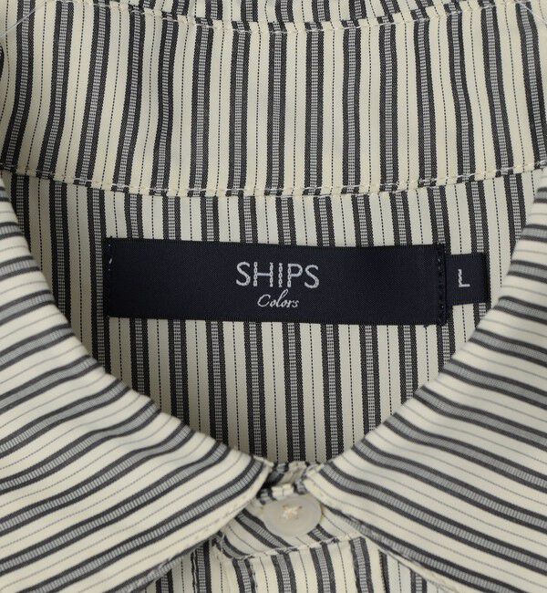 SHIPS Colors 「【SHIPS Colors別注】Engineer:ストライプ ショートスリーブ シャツ◇」|シャツ・ブラウス|