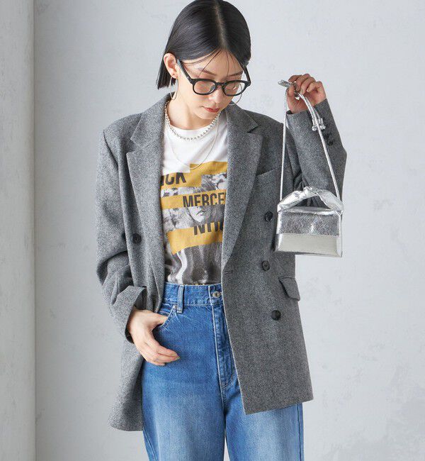 SHIPS for women「ツイード ダブル ジャケット」|テーラードジャケット|