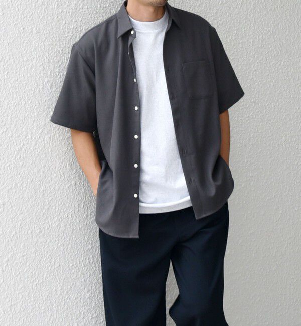 SHIPS any「【WEB限定】SHIPS any: 〈洗濯機可能〉リネン ミックス レギュラーカラー シャツ◇」|シャツ・ブラウス|