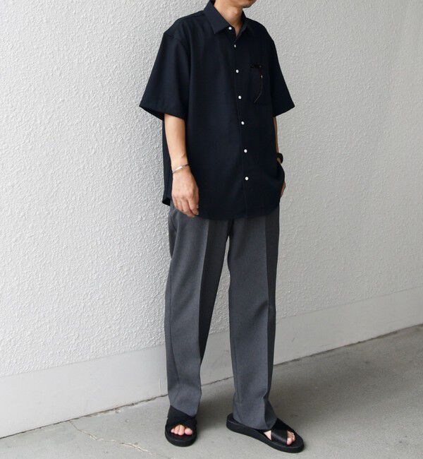 SHIPS any「【WEB限定】SHIPS any: 〈洗濯機可能〉リネン ミックス レギュラーカラー シャツ◇」|シャツ・ブラウス|