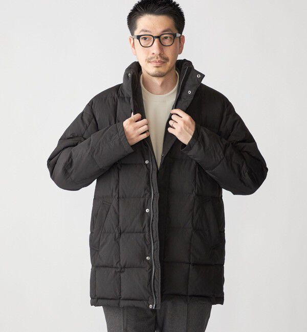SHIPS「【SHIPS別注】TAION: コンフォート ダウン コート」|ダウン|ブラック