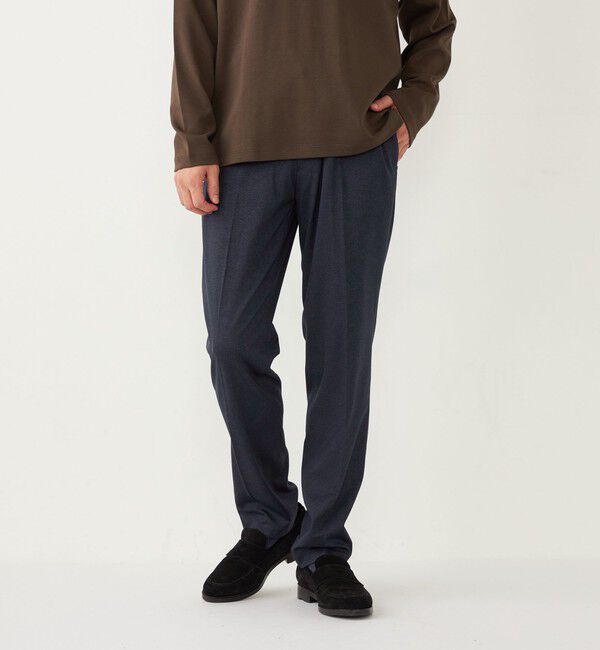 SHIPS Colors 「SHIPS Colors:〈手洗い可能〉AVANT(R) パンツ(セットアップ対応可能)」|スラックス|ネイビー