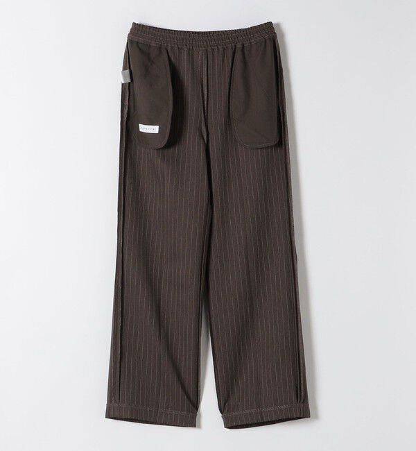 quaranciel「quaranciel:〈洗濯機可能〉ストライプ カフタンワンピース & パンツ セットアップ」|ワンピース|