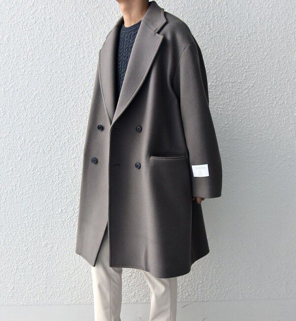 SHIPS any「SHIPS any: PURE WOOL MELTON ダブル チェスターコート◇」|チェスターコート|