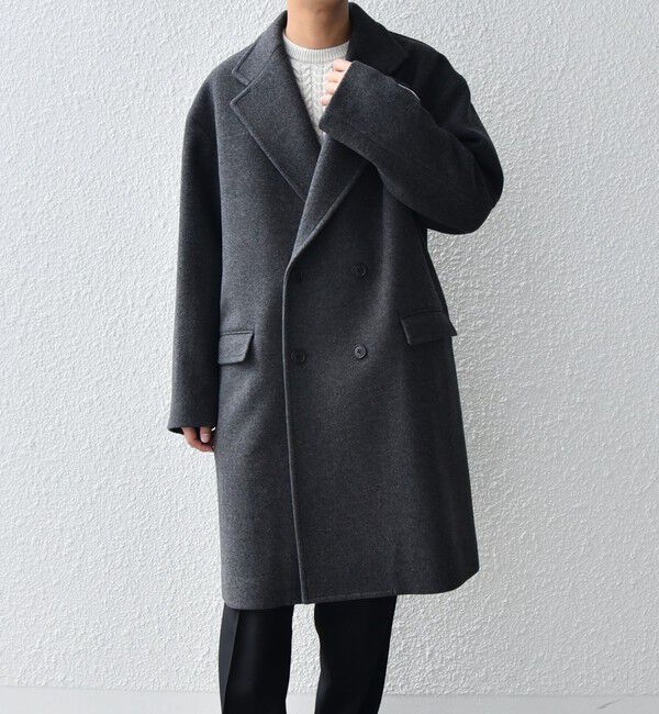SHIPS any「SHIPS any: PURE WOOL MELTON ダブル チェスターコート◇」|チェスターコート|