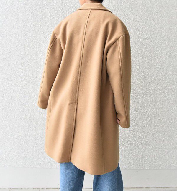 SHIPS any「SHIPS any: PURE WOOL MELTON ダブル チェスターコート◇」|チェスターコート|