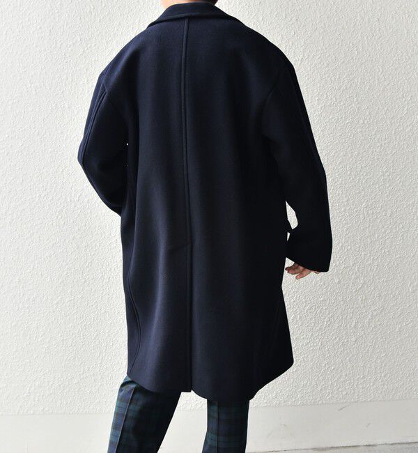 SHIPS any「SHIPS any: PURE WOOL MELTON ダブル チェスターコート◇」|チェスターコート|