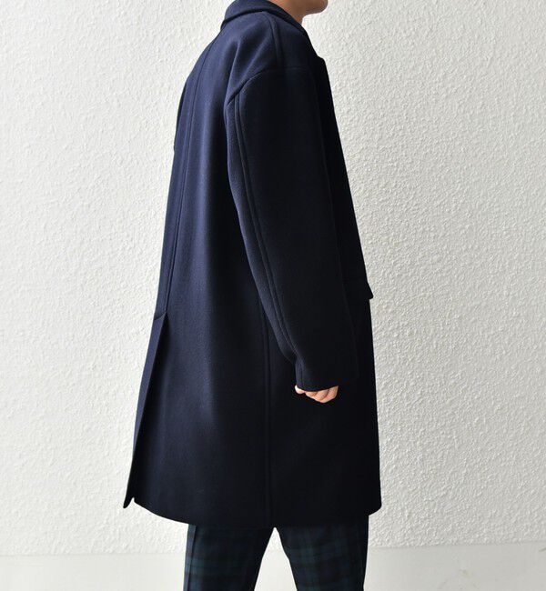 SHIPS any「SHIPS any: PURE WOOL MELTON ダブル チェスターコート◇」|チェスターコート|