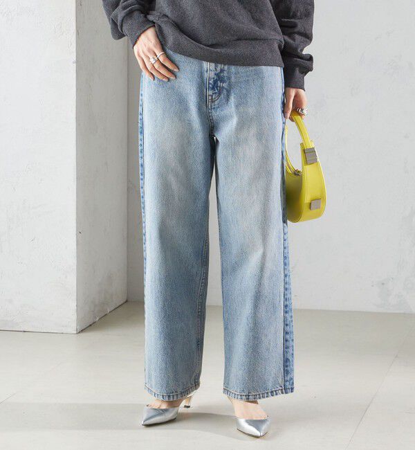 SHIPS for women「〈洗濯機可能〉パッチワーク デニム」|デニム|