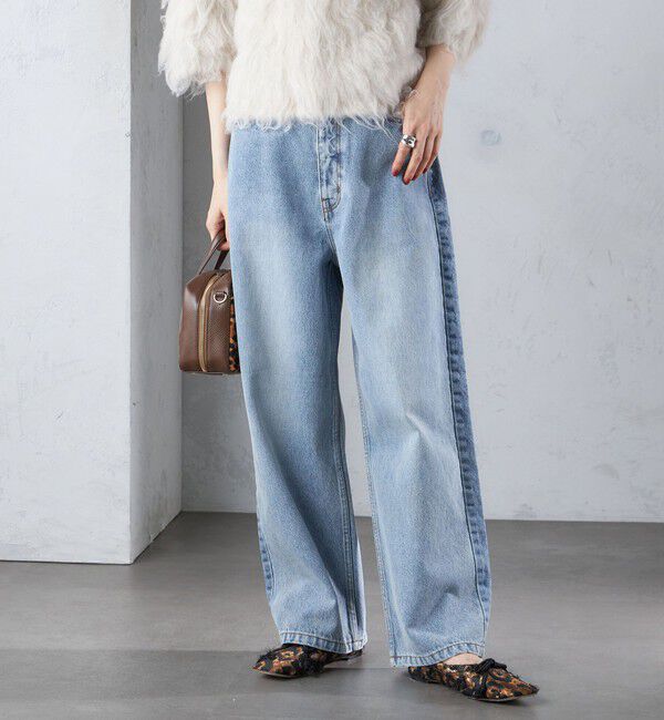 SHIPS for women「〈洗濯機可能〉パッチワーク デニム」|デニム|