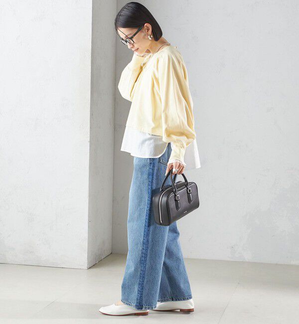 SHIPS for women「〈洗濯機可能〉パッチワーク デニム」|デニム|