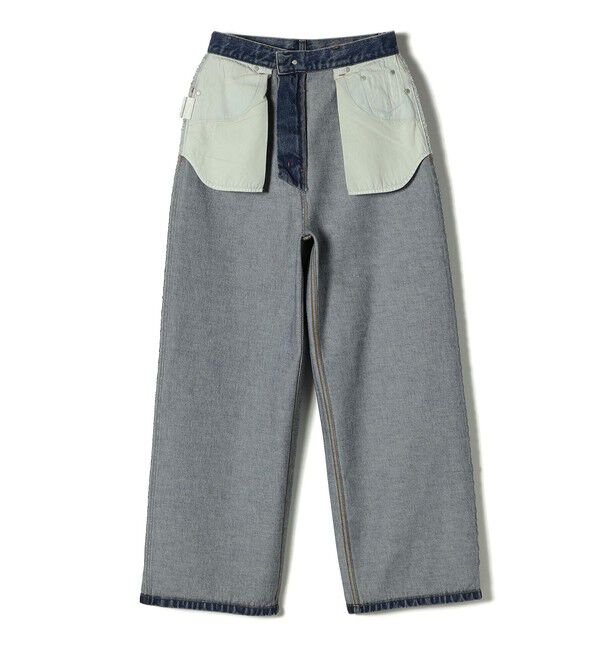 SHIPS for women「〈洗濯機可能〉パッチワーク デニム」|デニム|