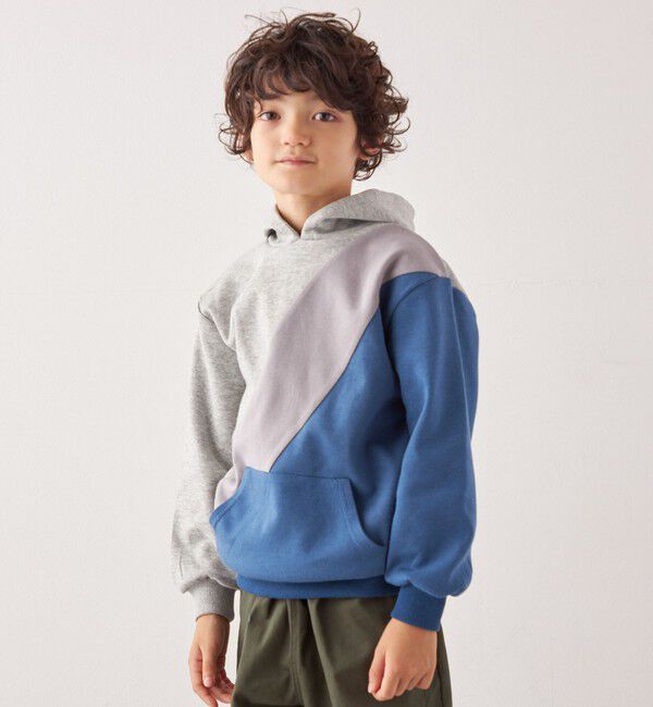 SHIPS any「SHIPS any:〈洗濯機可能〉デザイン ポンチ プルオーバー パーカー <KIDS>◇」|パーカー|