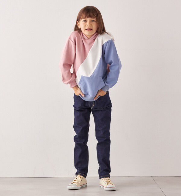 SHIPS any「SHIPS any:〈洗濯機可能〉デザイン ポンチ プルオーバー パーカー <KIDS>◇」|パーカー|