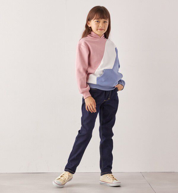 SHIPS any「SHIPS any:〈洗濯機可能〉デザイン ポンチ プルオーバー パーカー <KIDS>◇」|パーカー|