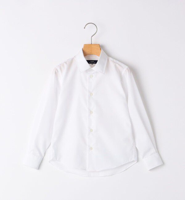 SHIPS KIDS「SHIPS KIDS:140～160cm / 無地 レギュラーカラー シャツ」|シャツ・ブラウス|