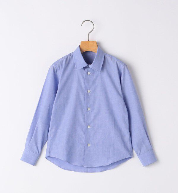 SHIPS KIDS「SHIPS KIDS:140～160cm / 無地 レギュラーカラー シャツ」|シャツ・ブラウス|