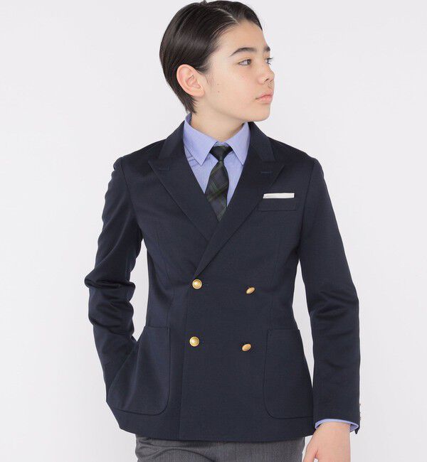 SHIPS KIDS「SHIPS KIDS:140～160cm / 無地 レギュラーカラー シャツ」|シャツ・ブラウス|