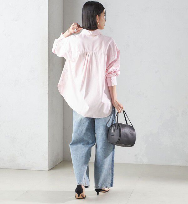 SHIPS for women「〈洗濯機可能〉ピン オックス 刺繍 シャツ」|シャツ・ブラウス|