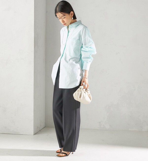 SHIPS for women「〈洗濯機可能〉ピン オックス 刺繍 シャツ」|シャツ・ブラウス|