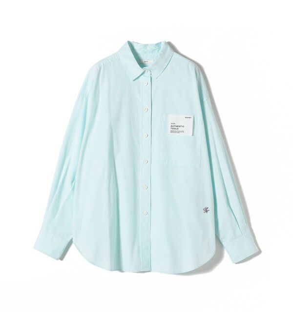 SHIPS for women「〈洗濯機可能〉ピン オックス 刺繍 シャツ」|シャツ・ブラウス|