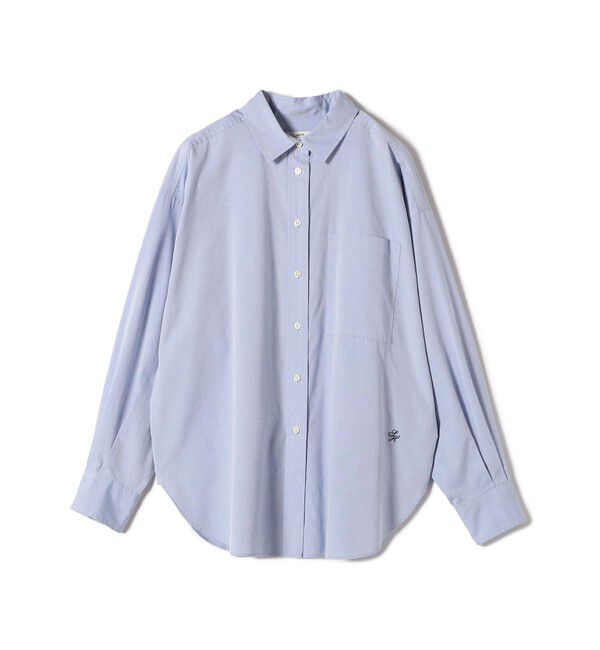 SHIPS for women「〈洗濯機可能〉ピン オックス 刺繍 シャツ」|シャツ・ブラウス|