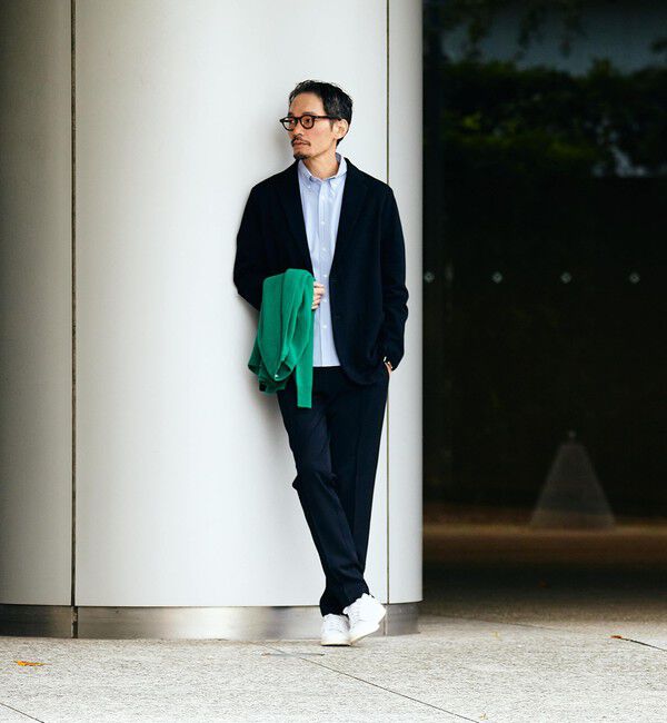 SHIPS「SHIPS: ジャージー リップル カノコ ２Bジャケット」|テーラードジャケット|