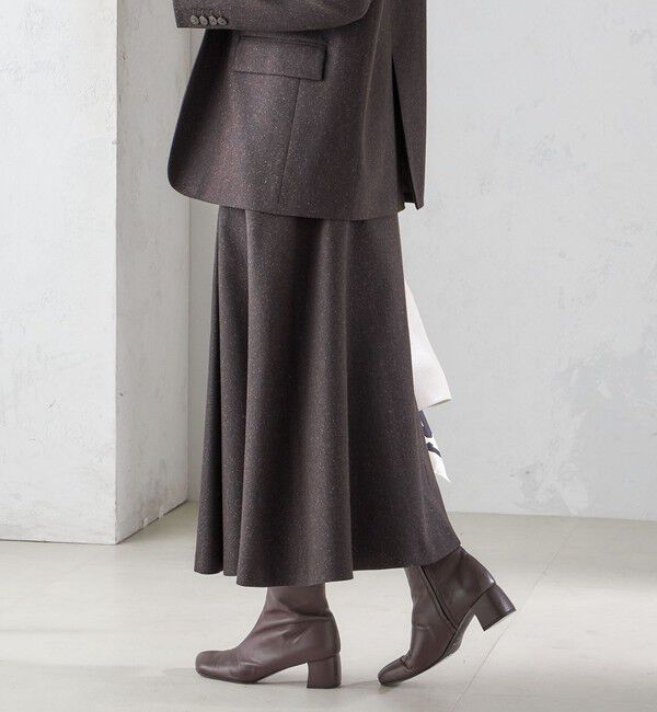 SHIPS for women「ヘリンボーン ツイード フレア スカート」|スカート|