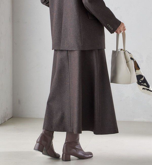 SHIPS for women「ヘリンボーン ツイード フレア スカート」|スカート|