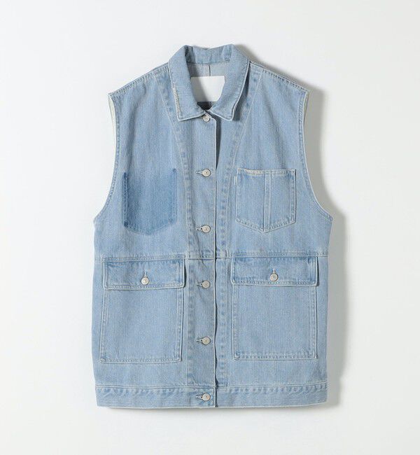 SHIPS any「SHIPS any:〈洗濯機可能〉デニム ベスト［SHIPS any DENIM］」|ベスト・ジレ|