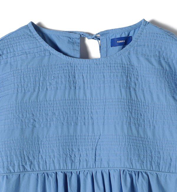 SHIPS for women「Fanaka:〈手洗い可能〉タイプライター タック ワンピース」|ワンピース|