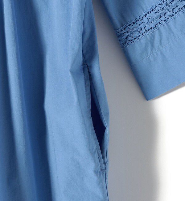 SHIPS for women「Fanaka:〈手洗い可能〉タイプライター タック ワンピース」|ワンピース|