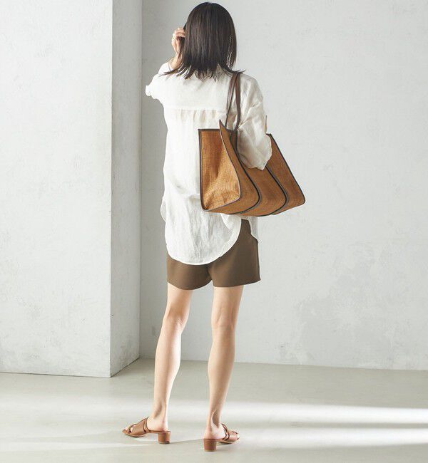 SHIPS for women「小泉里子コラボ:〈手洗い可能〉ダブル クロス ショート パンツ」|その他|