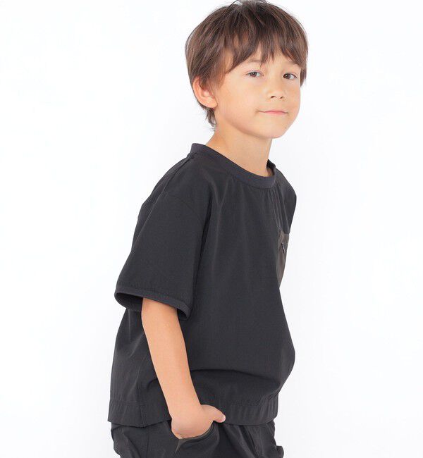 SHIPS KIDS「SHIPS KIDS:100～130cm / 〈UVカット〉ドライ ポケット TEE」|Tシャツ・カットソー|