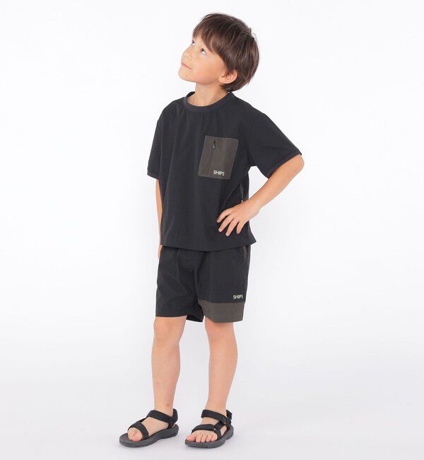 SHIPS KIDS「SHIPS KIDS:100～130cm / 〈UVカット〉ドライ ポケット TEE」|Tシャツ・カットソー|