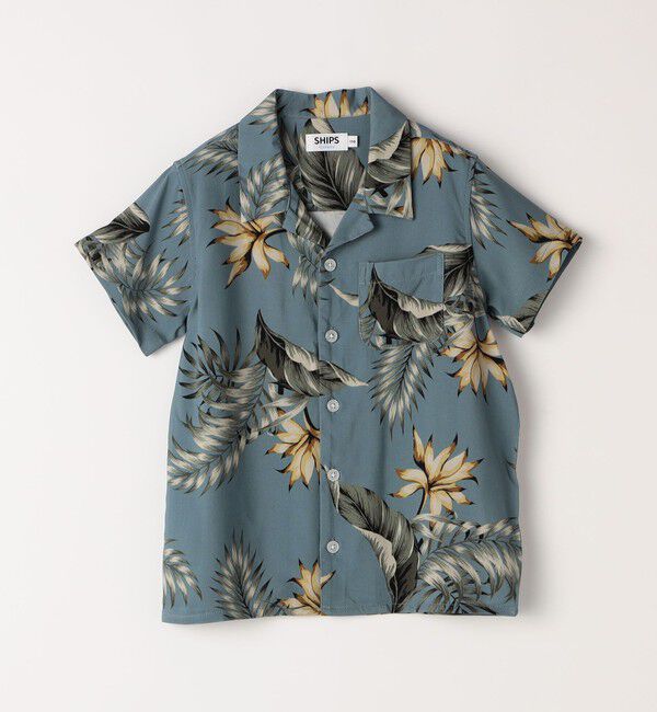 SHIPS Colors 「SHIPS Colors:〈洗濯機可能〉80～130cm / レーヨン プリント シャツ」|シャツ・ブラウス|