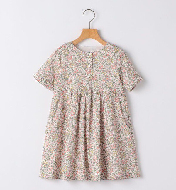 SHIPS KIDS「SHIPS KIDS:100～130cm / リバティ 半袖 ワンピース」|ワンピース|ピンク系