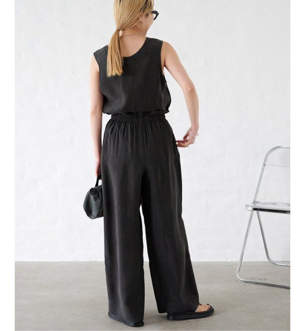 OUTDOOR PRODUCTS Usual Things「新色追加 キュプラステッチワークドロストワイドパンツ セットアップ対応」|スラックス|