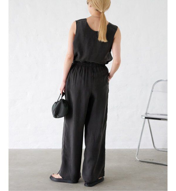 OUTDOOR PRODUCTS Usual Things「新色追加 キュプラステッチワークドロストワイドパンツ セットアップ対応」|スラックス|