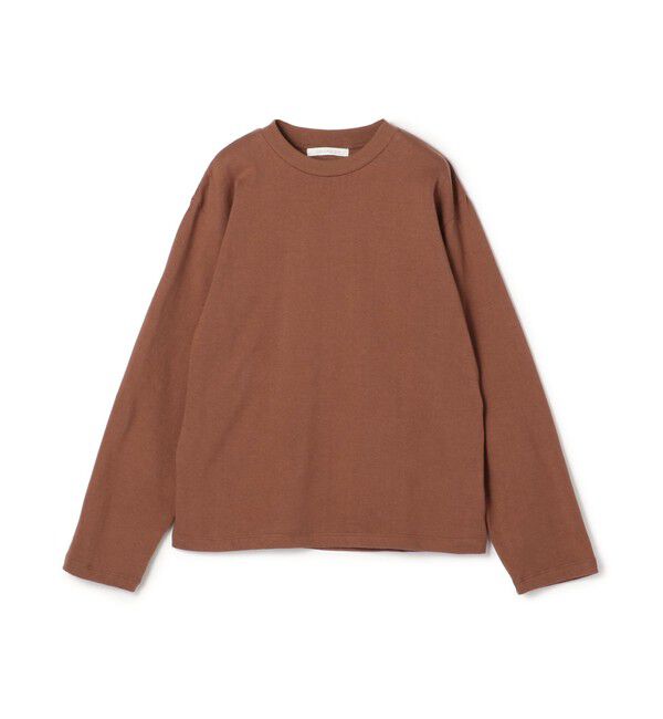 GALERIE VIE「コットン クルーネックプルオーバー」|Tシャツ・カットソー|47 ブラウン