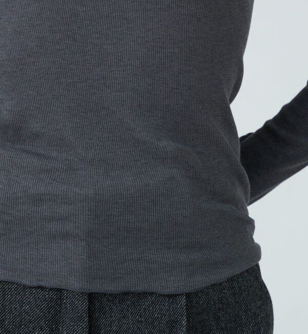 Ballsey「コットンシルクリブ クルーネックプルオーバー」|Tシャツ・カットソー|