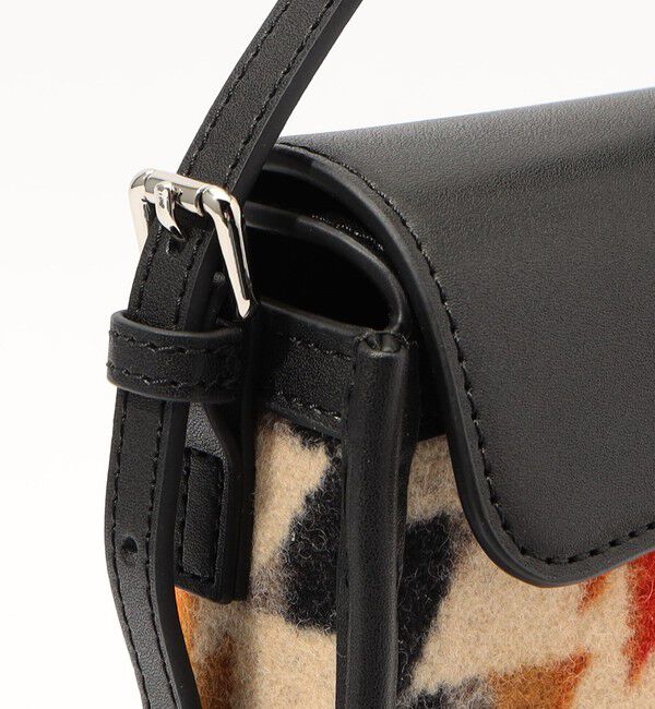 TOMORROWLAND GOODS「【別注】the dilettante ファブリック&times;レザーコンビ 2WAYポシェット」|ショルダー・メッセンジャー|