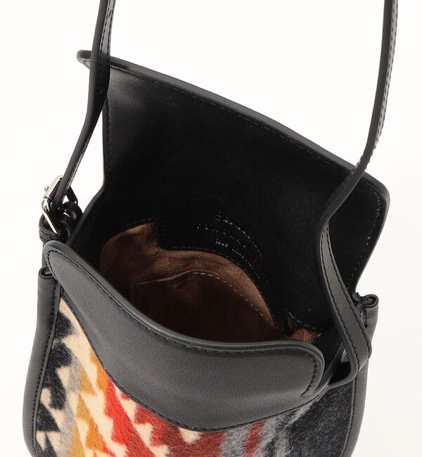 TOMORROWLAND GOODS「【別注】the dilettante ファブリック&times;レザーコンビ 2WAYポシェット」|ショルダー・メッセンジャー|